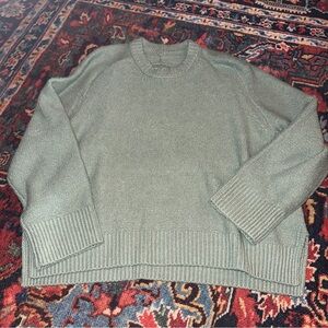 Abercrombie & Fitch Sage Green Crewneck Sweater